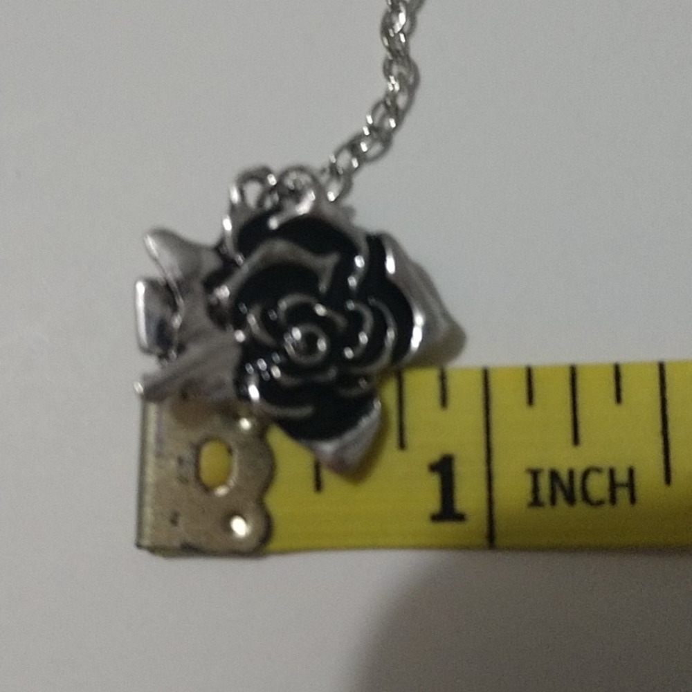 New Rose Silver-tone Cardigan Collar Chain - Picture 11 of 13